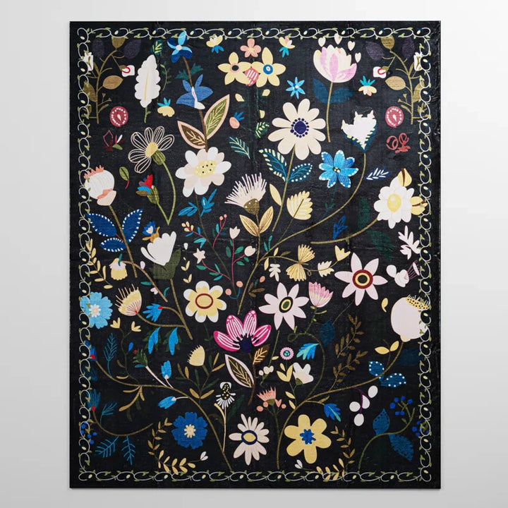 YUIlili Nature Voja Non-Slip Machine Washable Colorful Modern Area Rug For Living Room, Hallway Runner, Entryway Rug #AZJL9