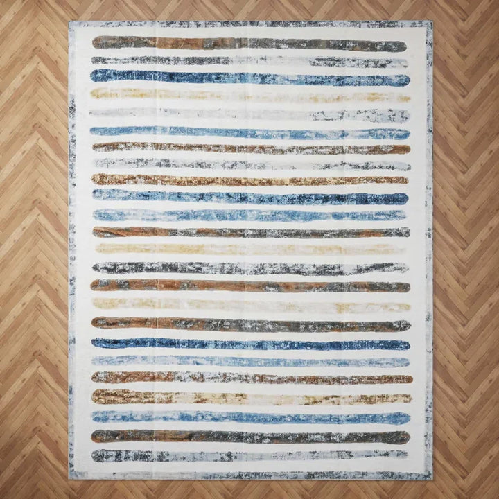 YUIlili Non-Slip Machine Washable Colorful Modern Area Rug For Living Room, Hallway Runner, Entryway Rug #AZJL95