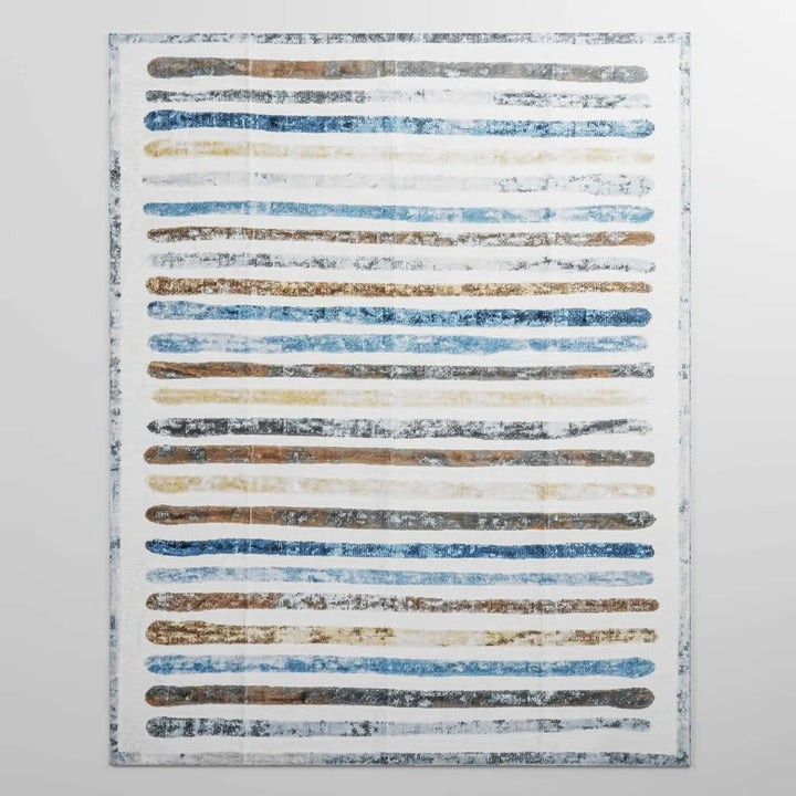 YUIlili Non-Slip Machine Washable Colorful Modern Area Rug For Living Room, Hallway Runner, Entryway Rug #AZJL95