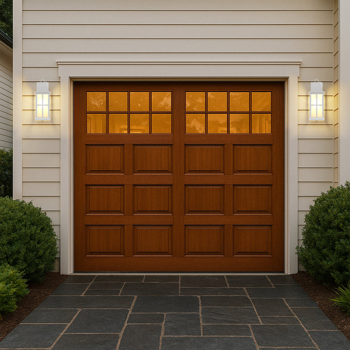 Radiance 18''H Matte Black Iron ETL Clear Hammered Glass Outdoor Wall Lantern with Dusk to Dawn #OW7087