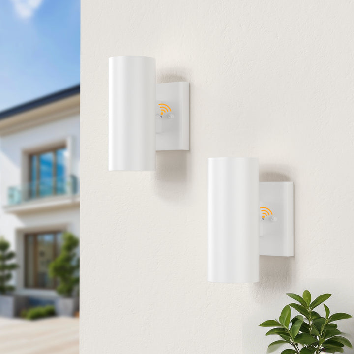 Aluminum Black Outdoor Wall Light (Set of 2) #OW7121