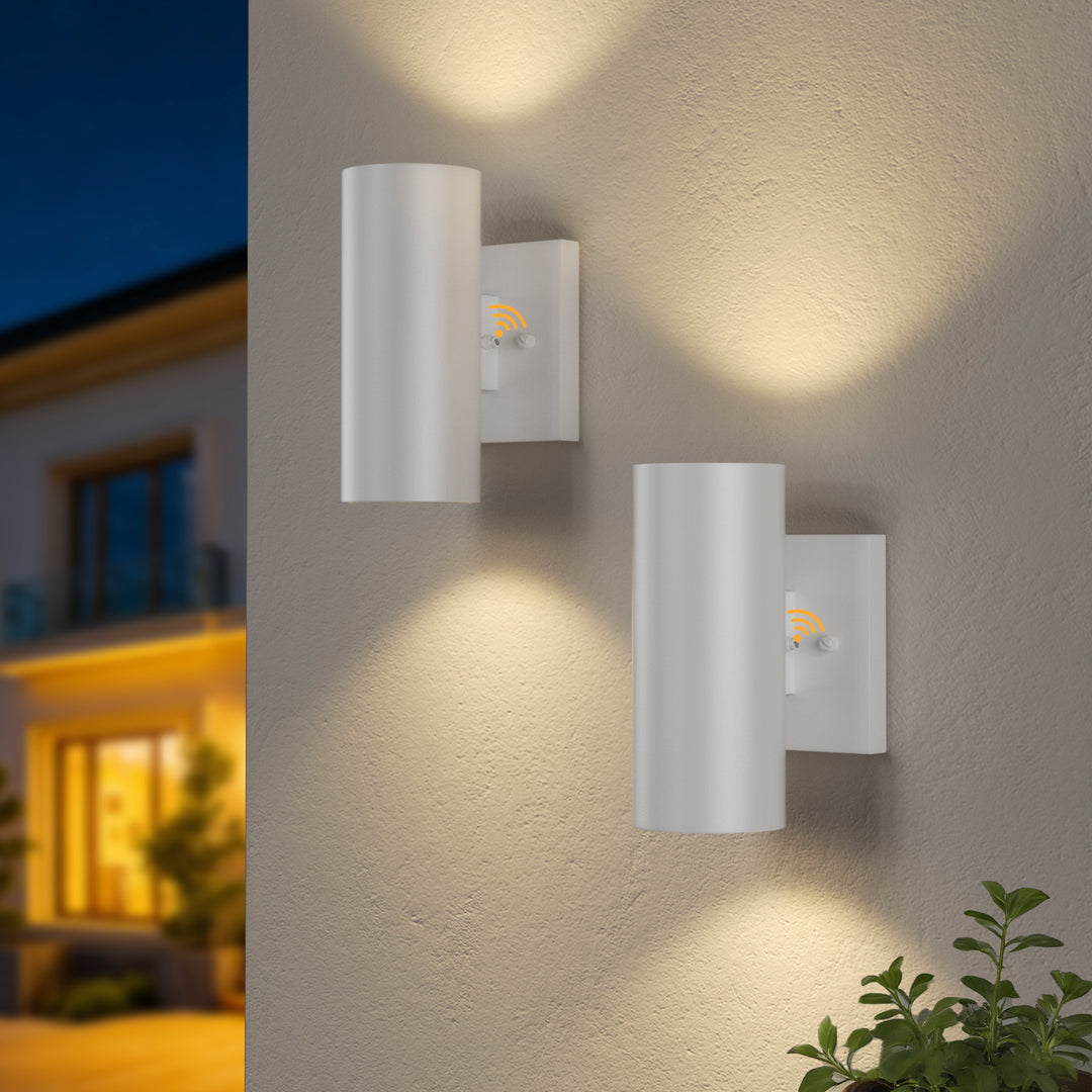 Aluminum Black Outdoor Wall Light (Set of 2) #OW7121
