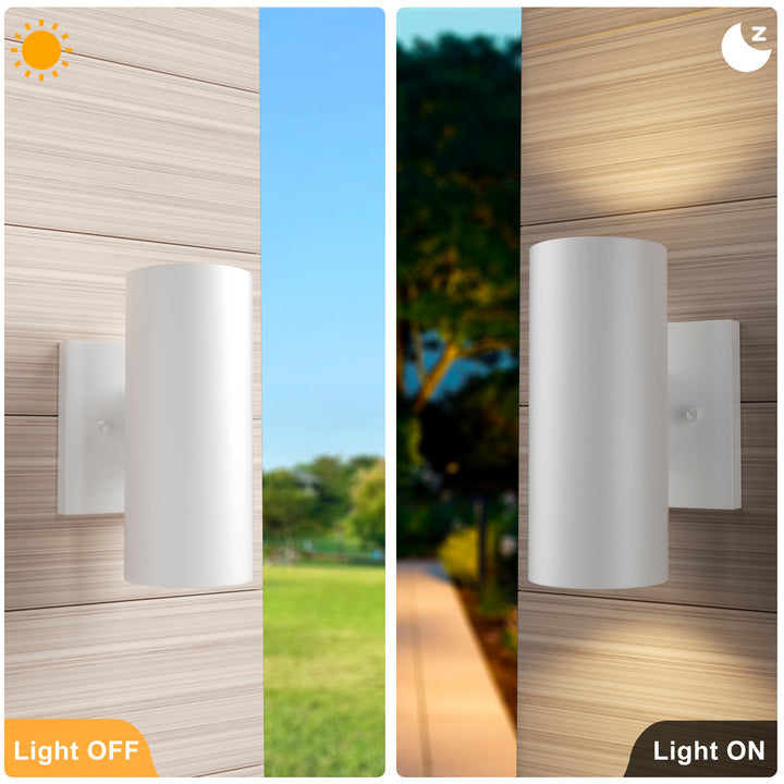 Aluminum Black Outdoor Wall Light (Set of 2) #OW7121