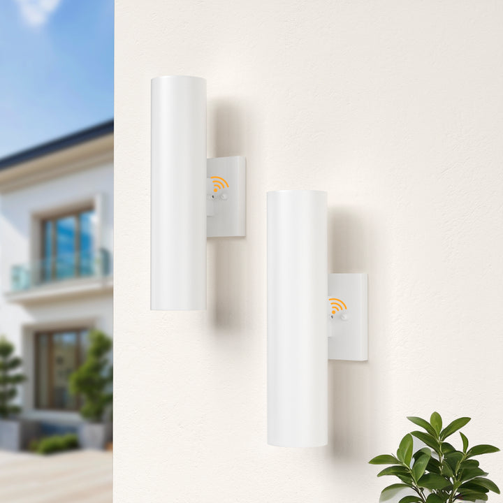 Aluminum Black Outdoor Wall Light (Set of 2) #OW7121