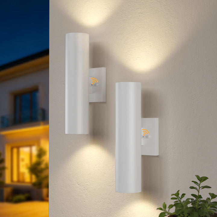 Aluminum Black Outdoor Wall Light (Set of 2) #OW7121