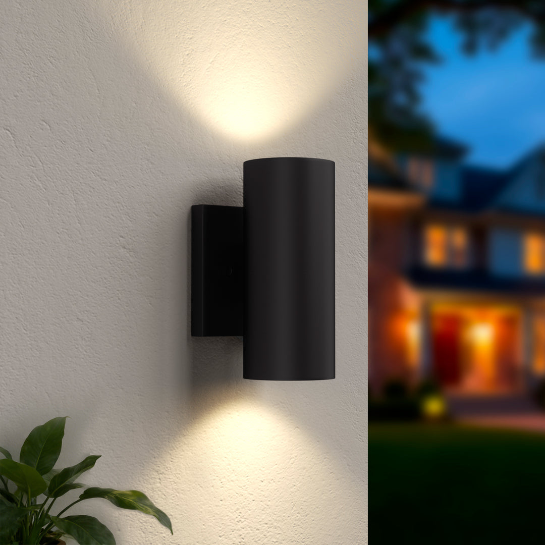 Aluminum Black Outdoor Wall Light (Set of 2) #OW7121