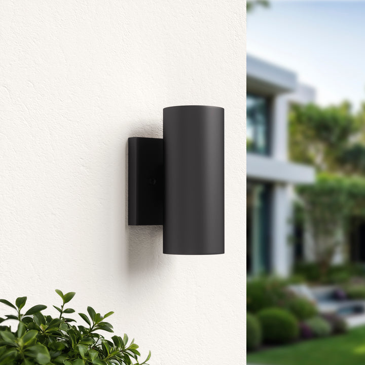 Aluminum Black Outdoor Wall Light (Set of 2) #OW7121
