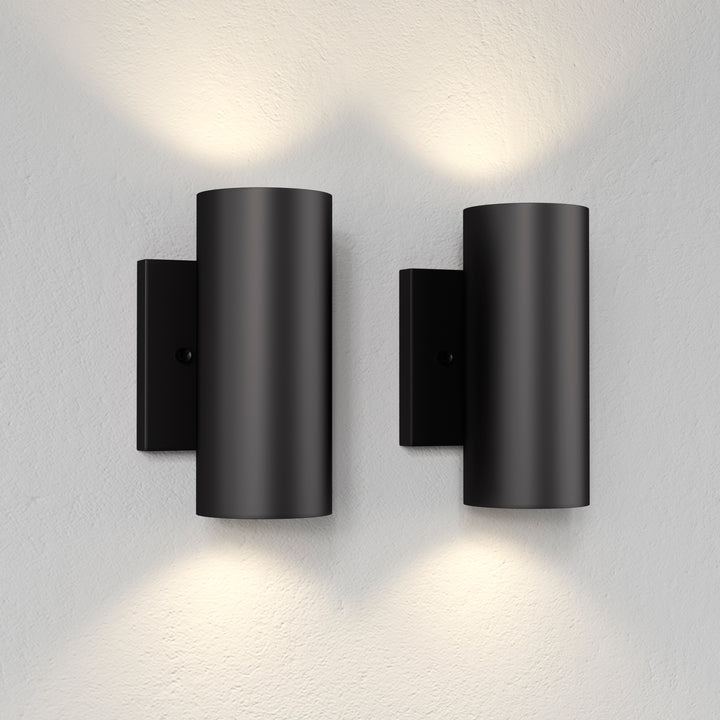 Dusk Black Dimmable Led Wall Sconces (Set of 2) #OW7121