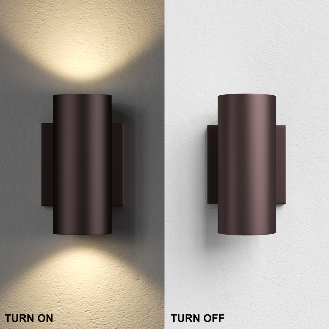 Dusk Black Dimmable Led Wall Sconces (Set of 2) #OW7121