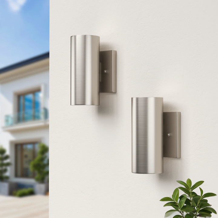 Aluminum Black Outdoor Wall Light (Set of 2) #OW7121