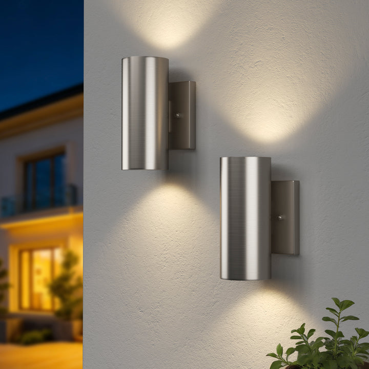 Aluminum Black Outdoor Wall Light (Set of 2) #OW7121