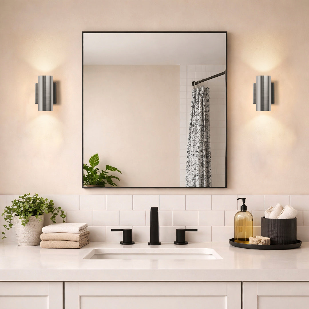 Dusk Black Dimmable Led Wall Sconces (Set of 2) #OW7121