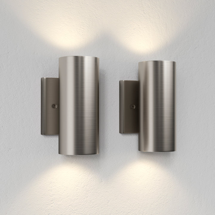 Dusk Black Dimmable Led Wall Sconces (Set of 2) #OW7121