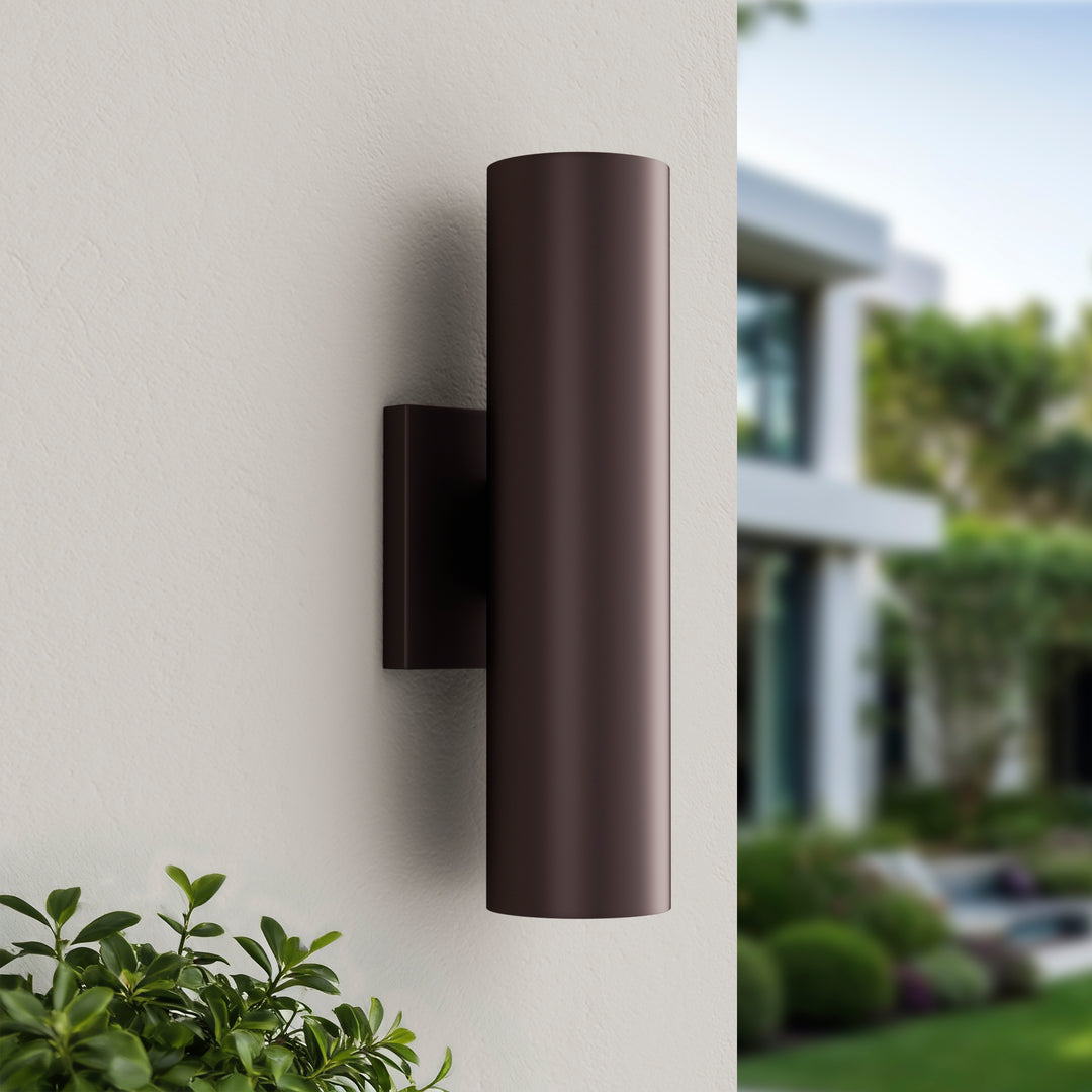 Aluminum Black Outdoor Wall Light (Set of 2) #OW7121