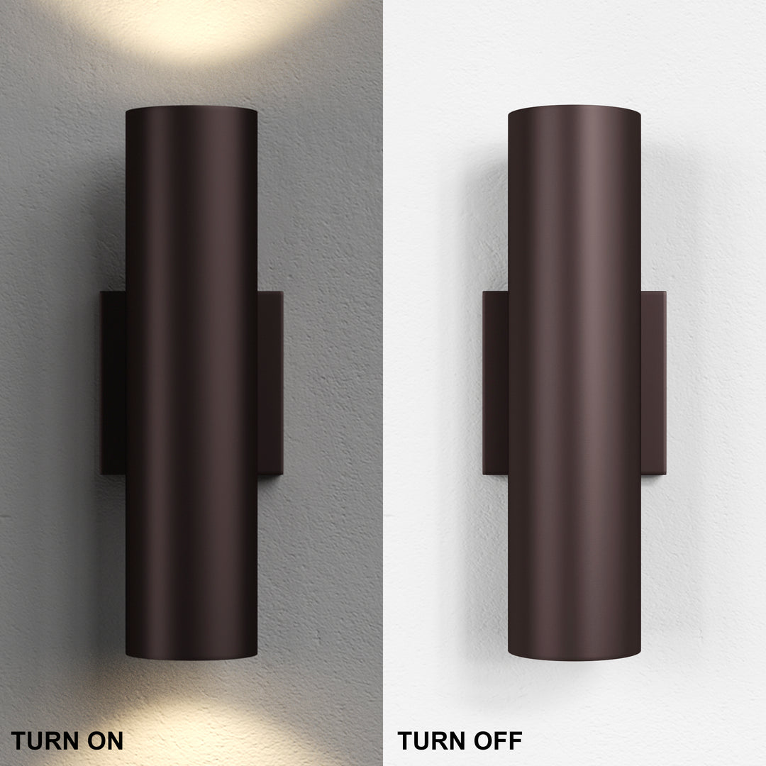 Dusk Black Dimmable Led Wall Sconces (Set of 2) #OW7121