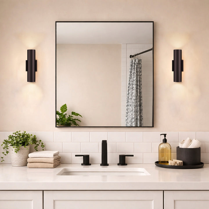 Dusk Black Dimmable Led Wall Sconces (Set of 2) #OW7121