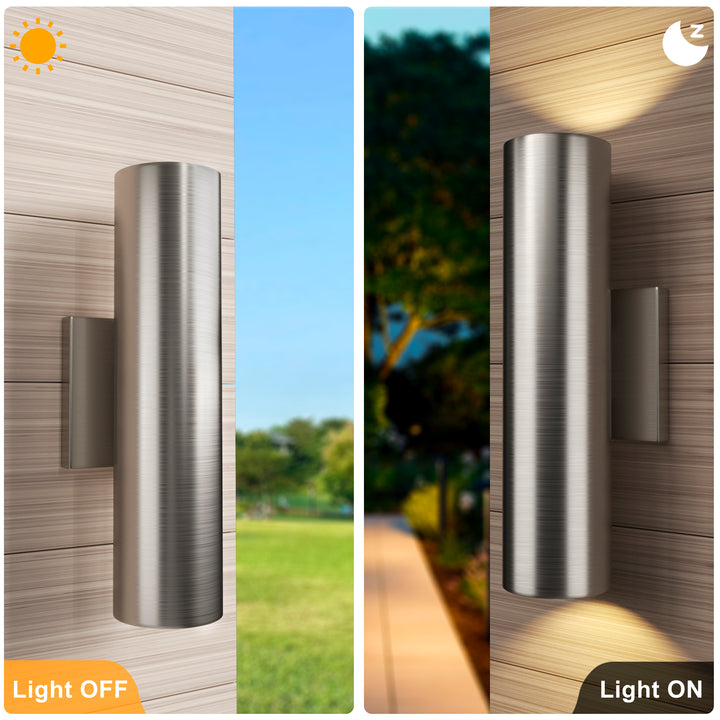 Aluminum Black Outdoor Wall Light (Set of 2) #OW7121