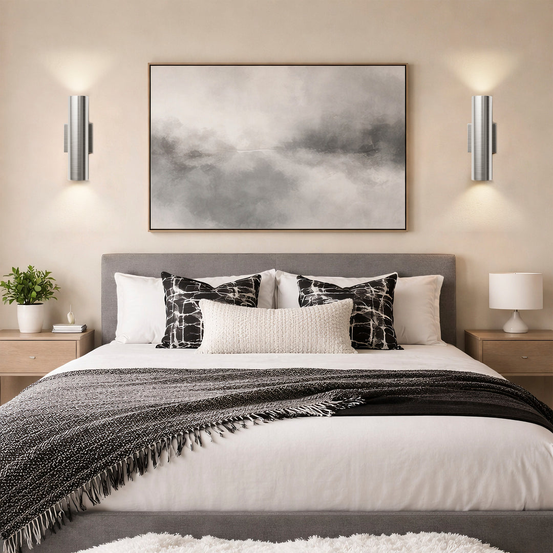 Dusk Black Dimmable Led Wall Sconces (Set of 2) #OW7121