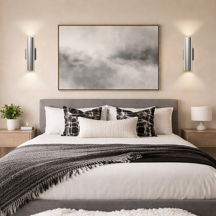 Dusk Black Dimmable Led Wall Sconces (Set of 2) #OW7121