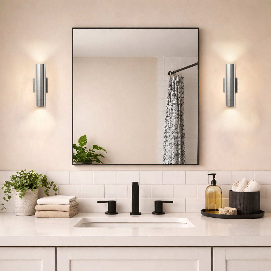 Dusk Black Dimmable Led Wall Sconces (Set of 2) #OW7121