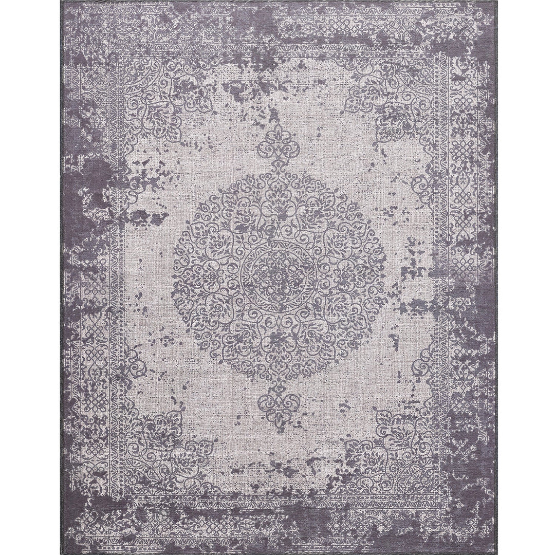 4modernhome Machine Printed Vintage Area Rug For Living Room, Hallway Runner, Entryway Rug #DP03