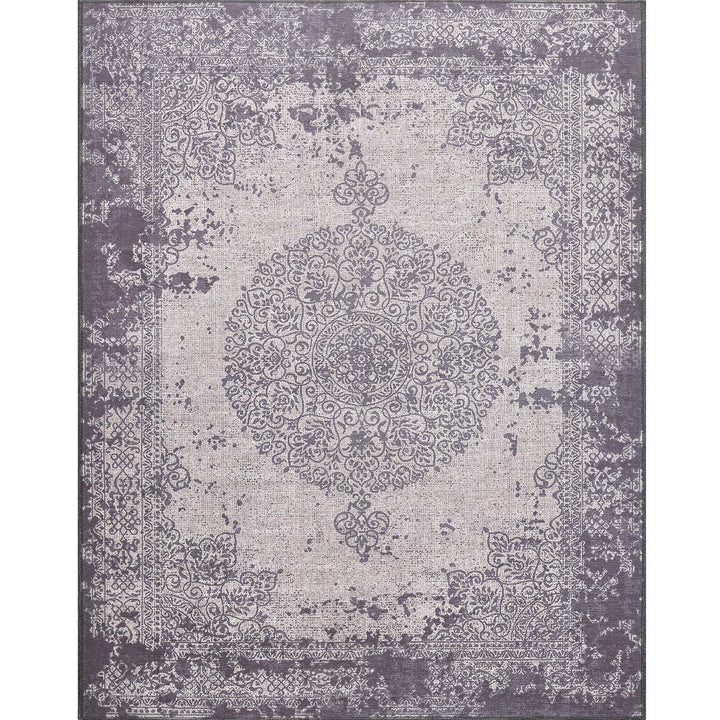 4modernhome Machine Printed Vintage Area Rug For Living Room, Hallway Runner, Entryway Rug #DP03