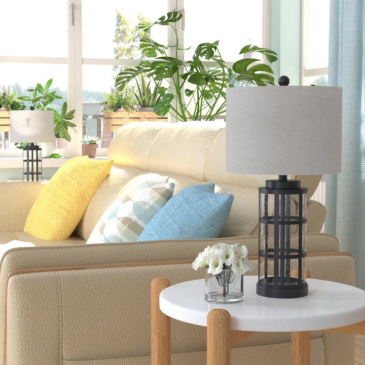 USB Table Lamp (Set of 2) #T167-BK