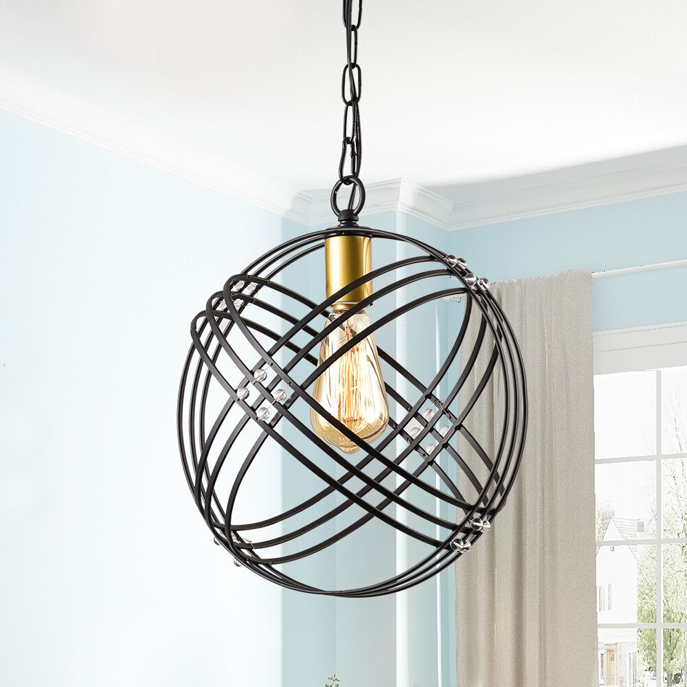 Maxax 1 - Light Unique Statement Globe Pendant #MX19043-1-P