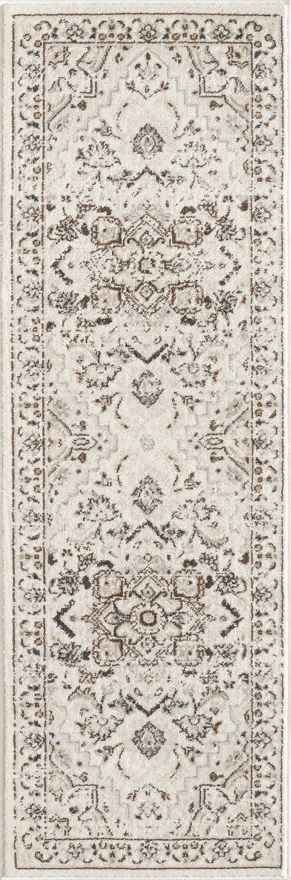 Losh Performance Brown/Beige/Cream Area Rug #TM701