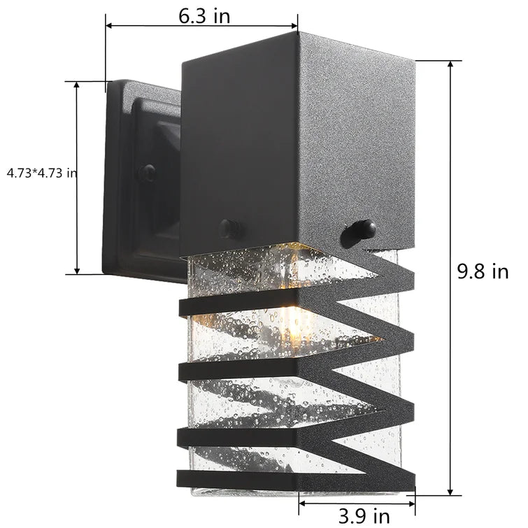 Maxax 9.8in H Outdoor Wall Lantern (Set of 2) #2263/2W