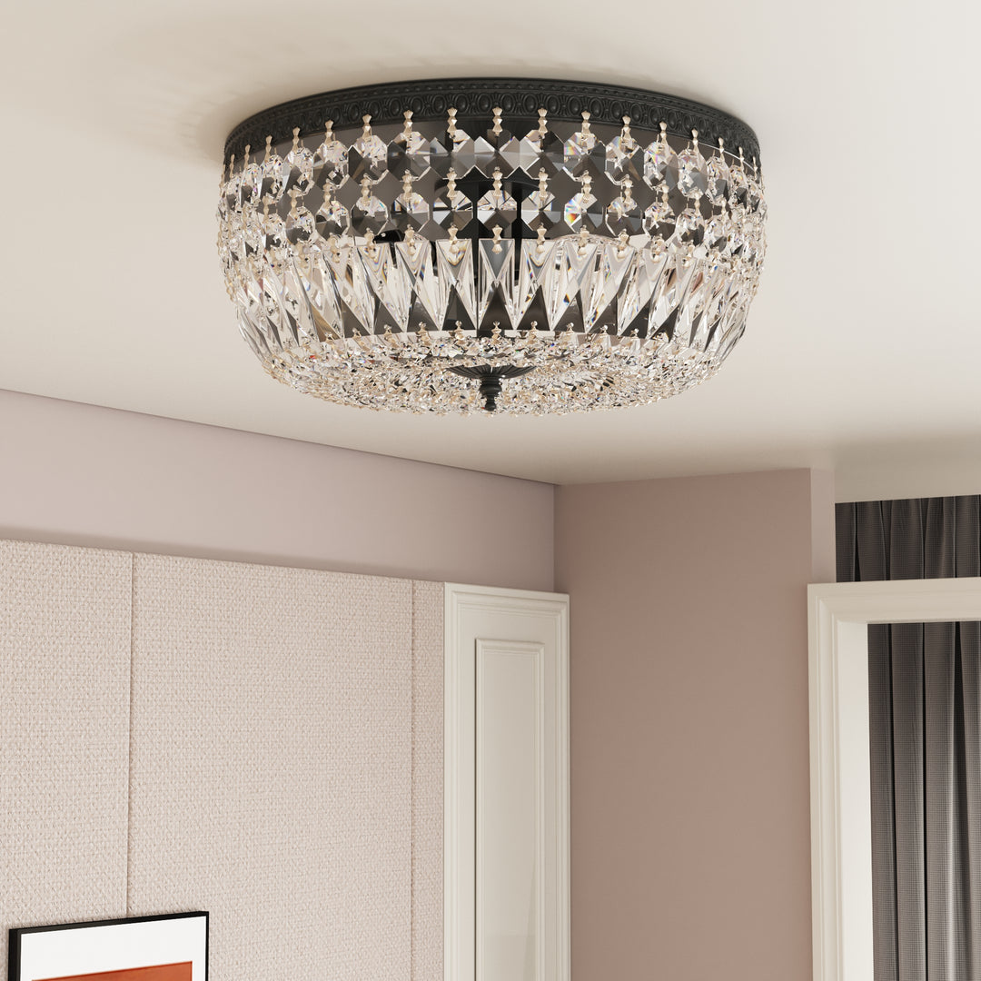 Maxax Crystal Flush Mount #19213-3BR