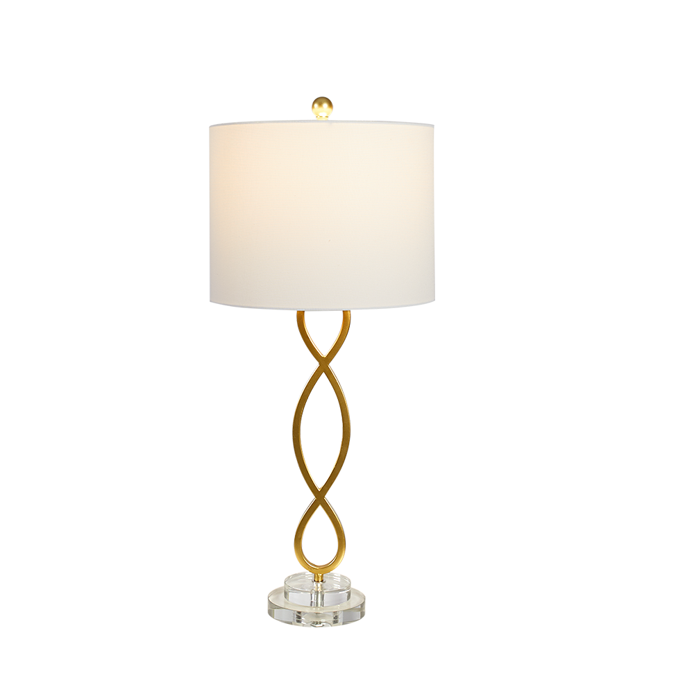 30.25in Gold Table Lamp Set (Set of 2)