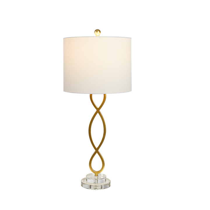 30.25in Gold Table Lamp Set (Set of 2)