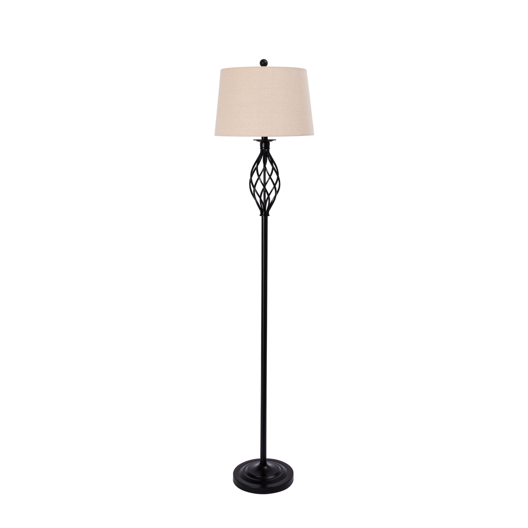 Maxax Traditional Floor & Table Lamp Set of 3 #TF22