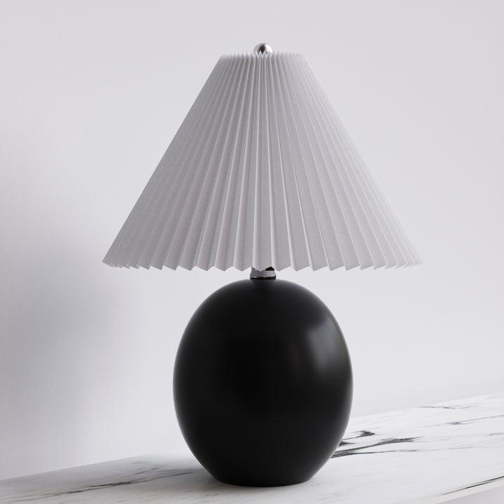 20.5'' Black Ceramic Table Lamp For Living Room/bedroom #T231