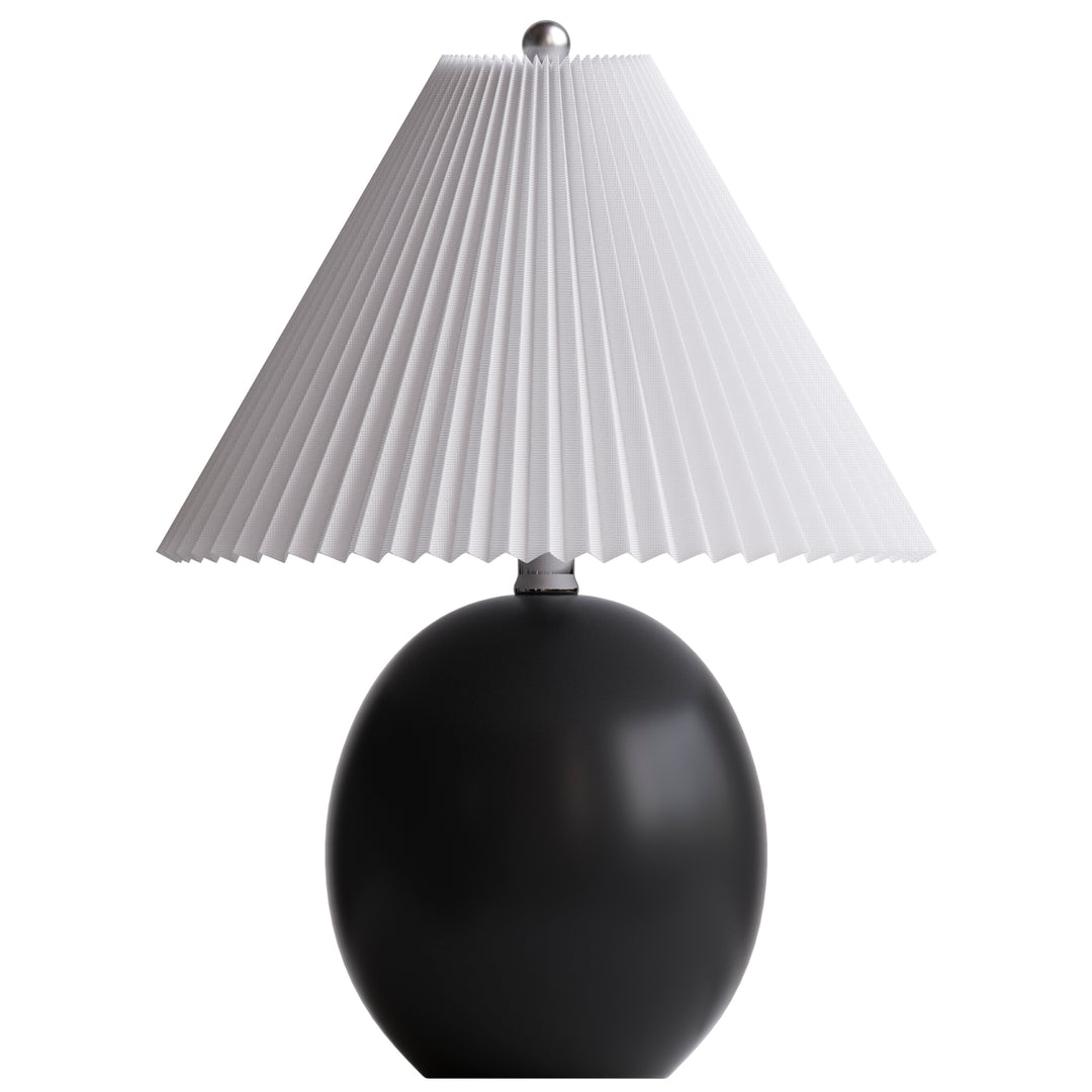 20.5'' Black Ceramic Table Lamp For Living Room/bedroom