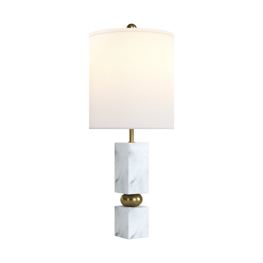 Lustre 25 "Hardware + Marble Desk Lamp #T273