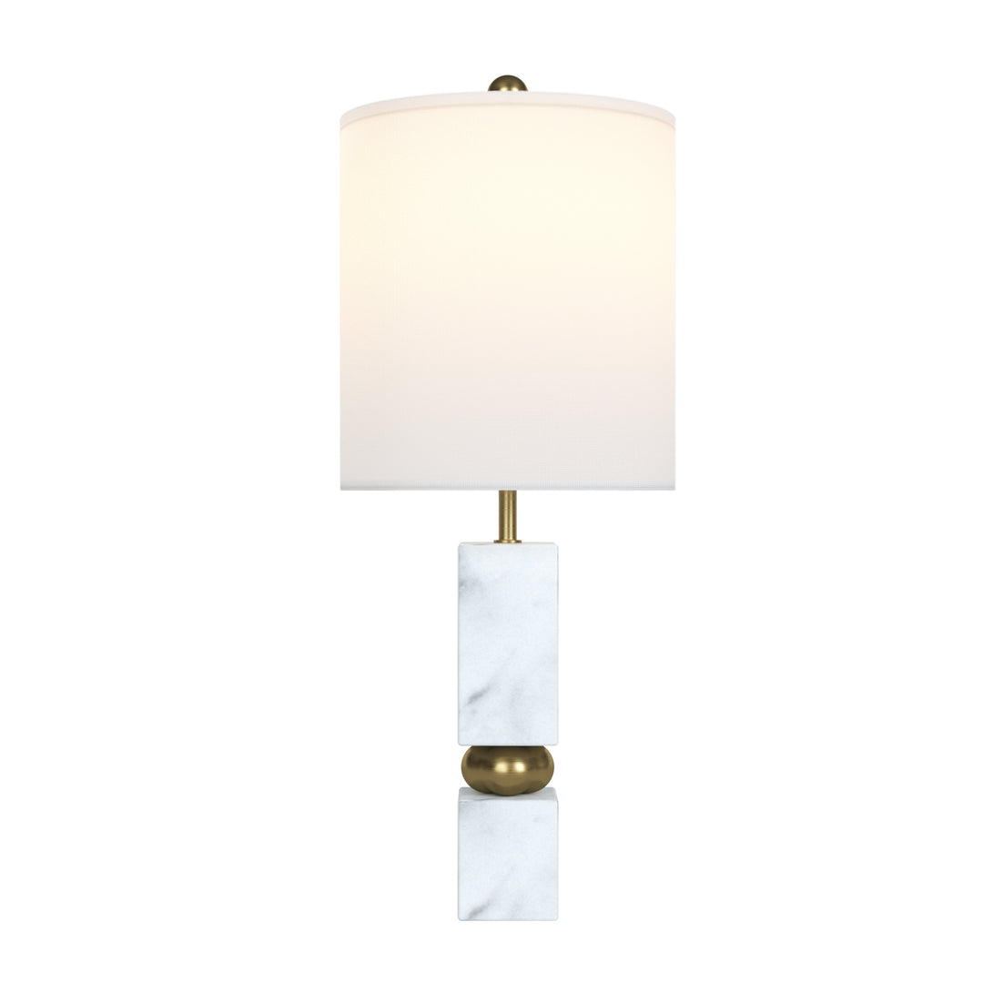 Lustre 25 "Hardware + Marble Desk Lamp #T273