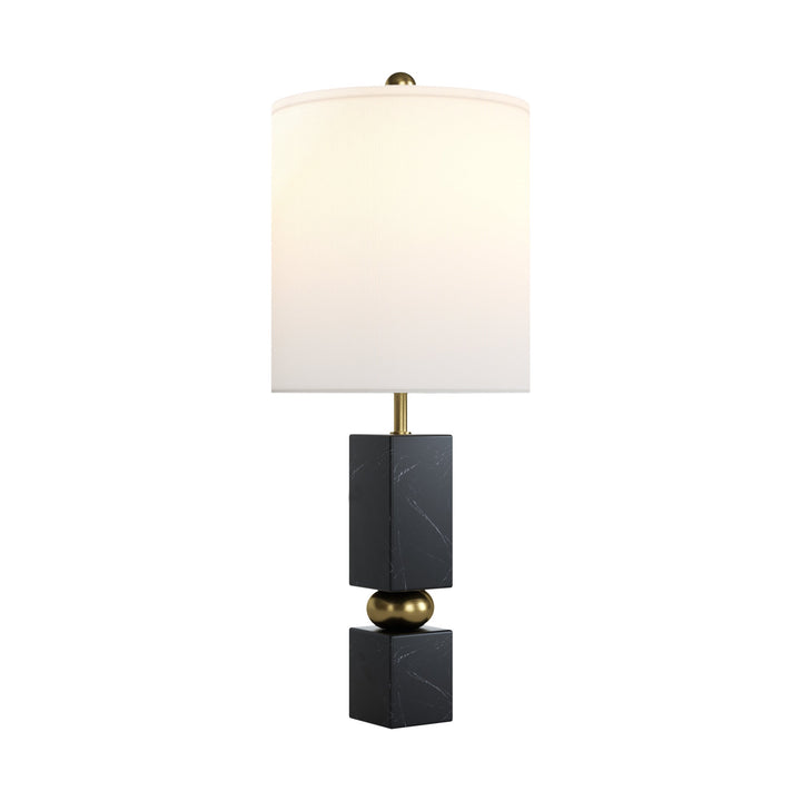 Lustre 25 "Hardware + Marble Desk Lamp #T273