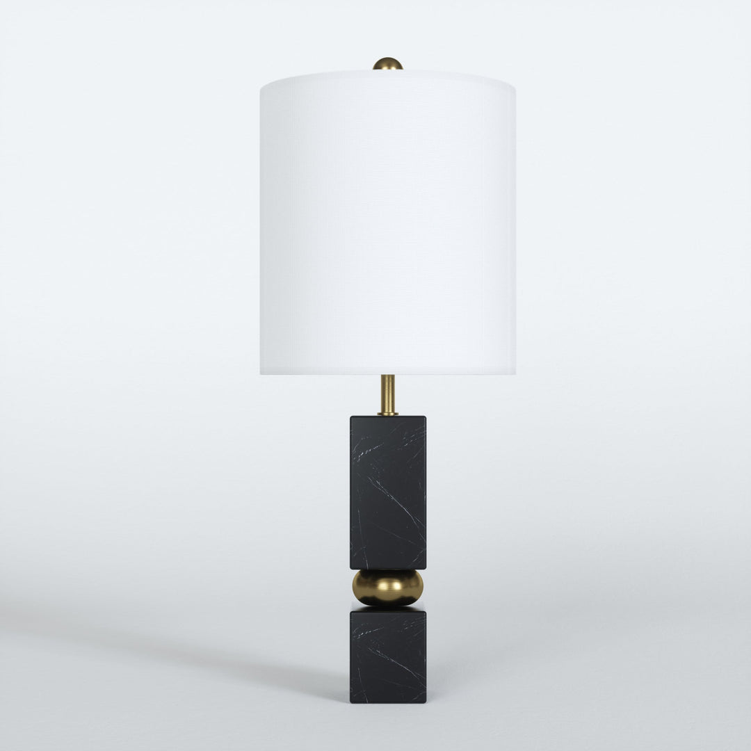 Lustre 25 "Hardware + Marble Desk Lamp #T273