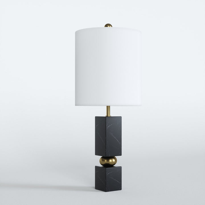 Lustre 25 "Hardware + Marble Desk Lamp #T273
