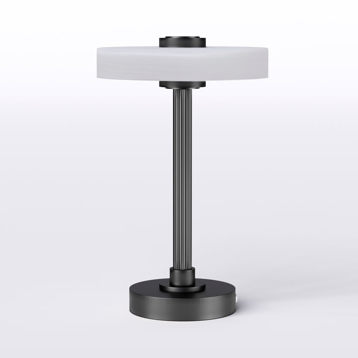 Vista 12" Rechargeable Led Table Lamp With Touch Control, 3-Level Dimming, Type-C Charging For Bedroom, Living Room & Desk #T280