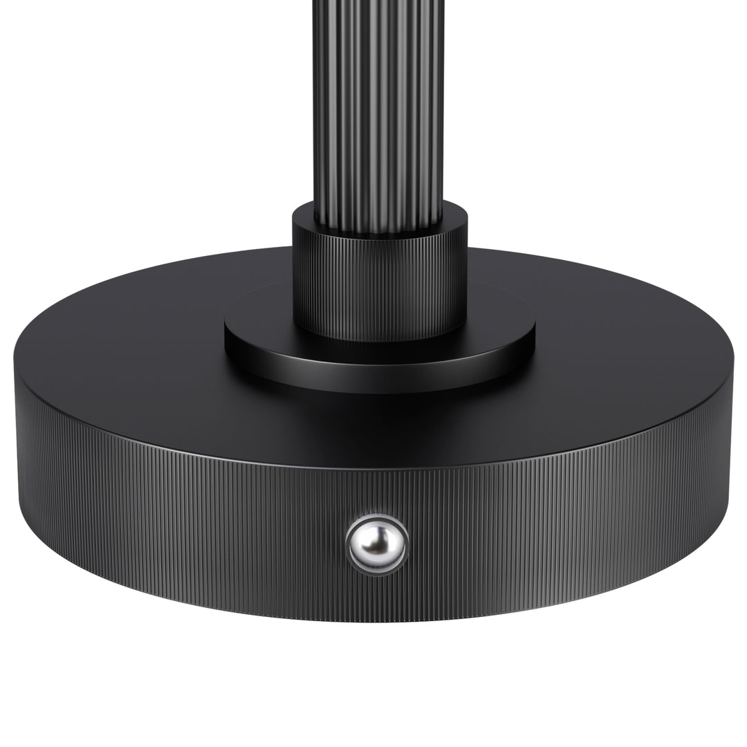 Vista 12" Rechargeable Led Table Lamp With Touch Control, 3-Level Dimming, Type-C Charging For Bedroom, Living Room & Desk #T280