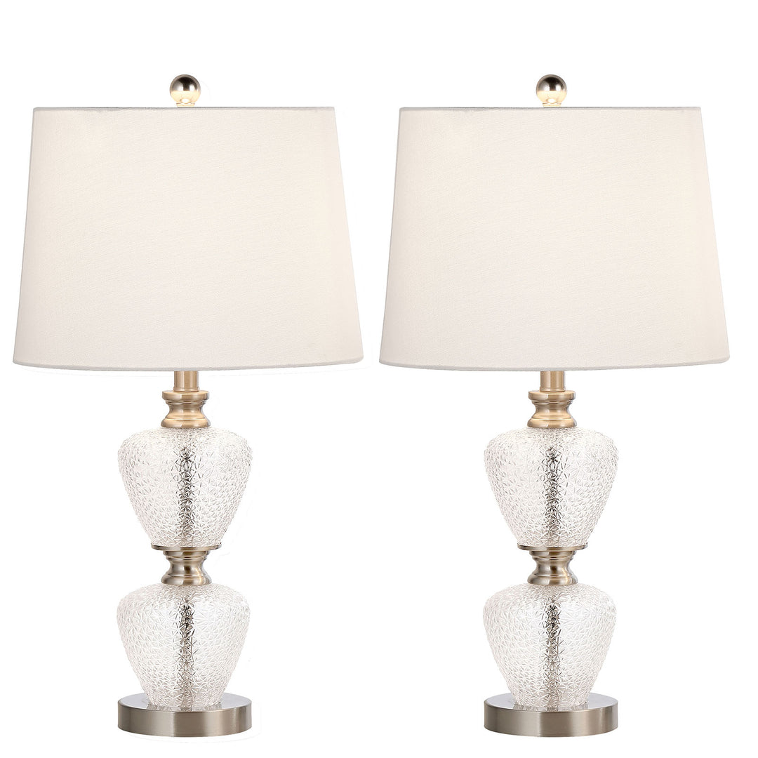 Maxax Modern Glass Table Lamps (Set of 2)