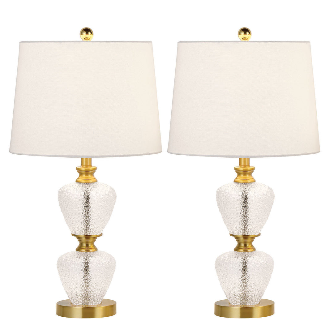 Maxax Modern Glass Table Lamps (Set of 2)