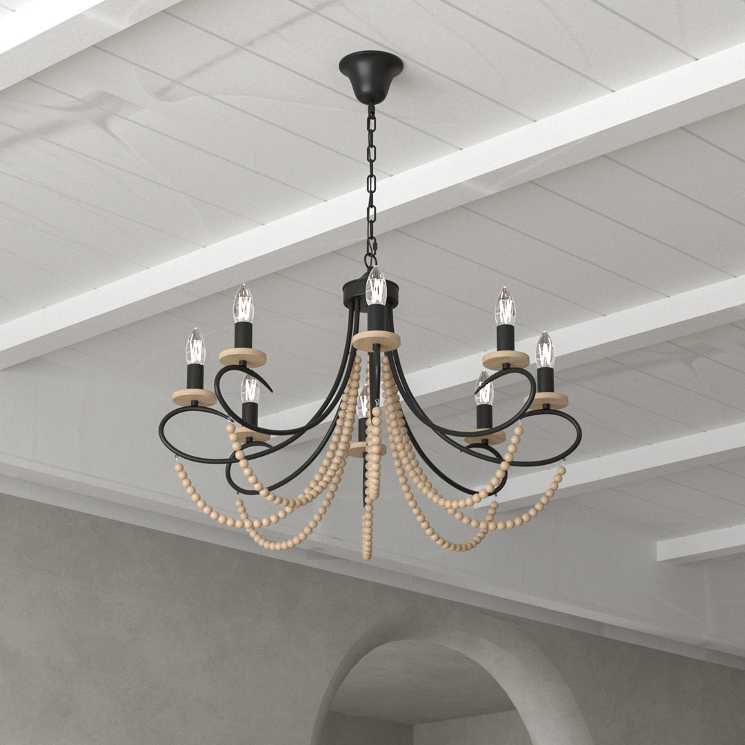 Maxax 8 - Light Dimmable Classic / Traditional Chandelier #L220034P8