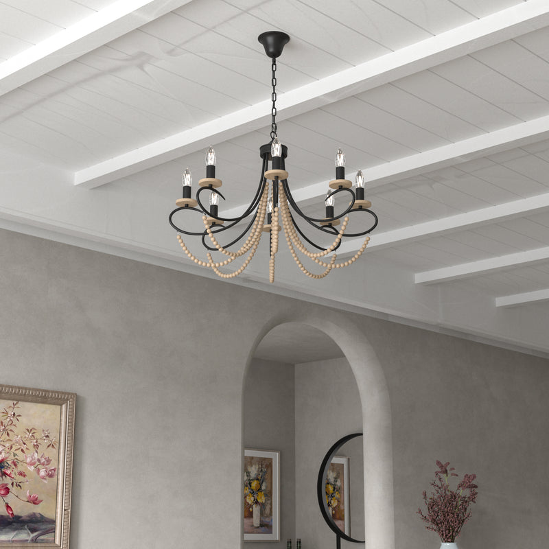 Maxax 8 - Light Dimmable Classic / Traditional Chandelier 