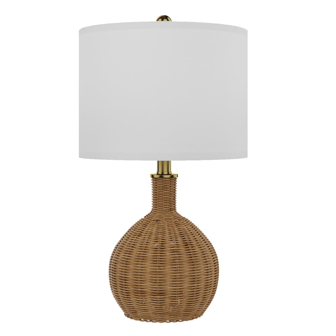 22in Rattan Table Lamp #T133-RAT