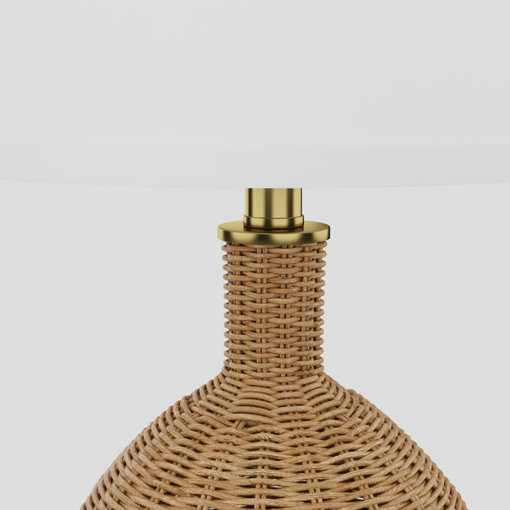 Anson 22in Rattan Table Lamp