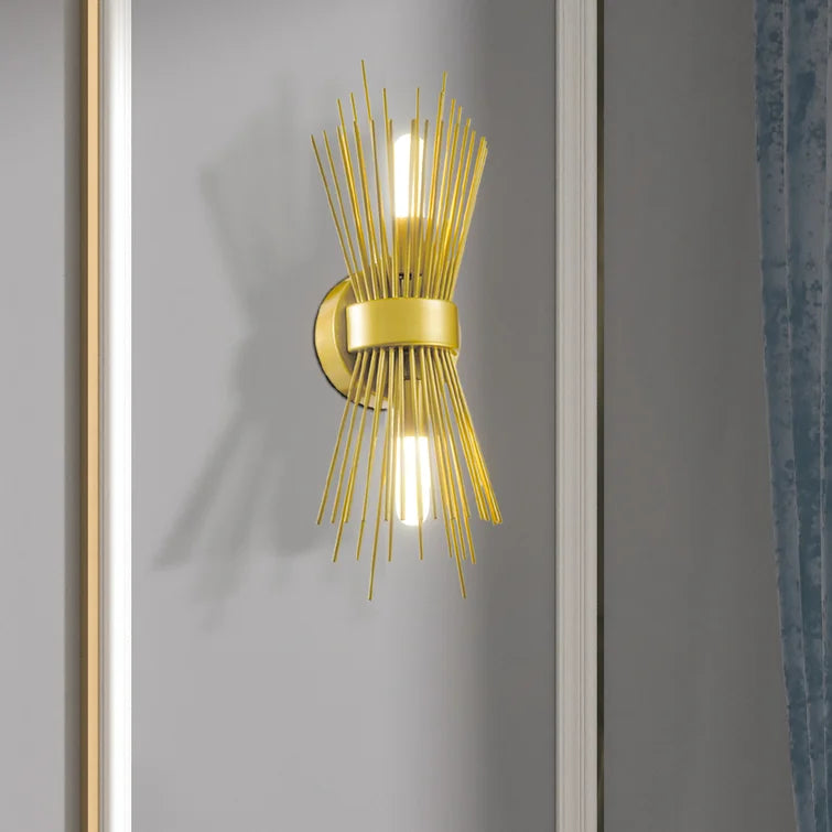 Maxax 2 - Light Spunik Dimmable Gold Wall Scone #MX21036